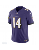 Men's Baltimore Ravens Kyle Hamilton Nike Purple Vapor F.U.S.E. Limited Jersey