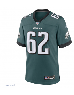 Men's Philadelphia Eagles Jason Kelce Nike Midnight Green Team Game Jersey