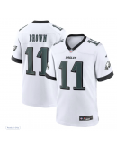 Men's Philadelphia Eagles A.J. Brown Nike White White Game Jersey