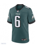 Men's Philadelphia Eagles DeVonta Smith Nike Midnight Green Team Game Jersey