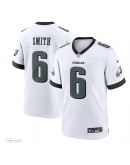 Men's Philadelphia Eagles DeVonta Smith Nike White White Game Jersey