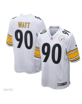 Men's Pittsburgh Steelers T.J. Watt Nike White Game Jersey