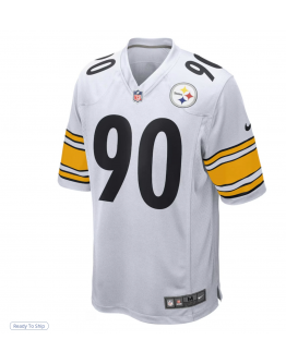 Men's Pittsburgh Steelers T.J. Watt Nike White Game Jersey