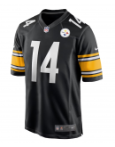 Men's Pittsburgh Steelers George Pickens Nike Black Game Player Jersey