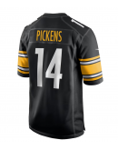 Men's Pittsburgh Steelers George Pickens Nike Black Game Player Jersey