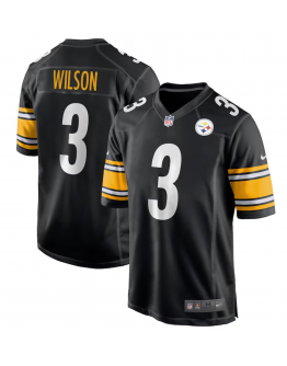 Men's Pittsburgh Steelers Russell Wilson Nike Black Game Jersey