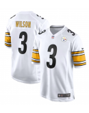 Men's Pittsburgh Steelers Russell Wilson Nike White White Game Jersey