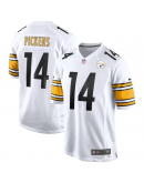 Men's Pittsburgh Steelers George Pickens Nike White Game Player Jersey