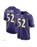 Men's Baltimore Ravens Ray Lewis Nike Purple Retired Player Game Jersey