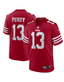 Men's San Francisco 49ers Brock Purdy Nike Scarlet Game Player Jersey