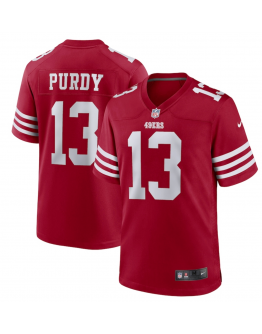 Men's San Francisco 49ers Brock Purdy Nike Scarlet Game Player Jersey