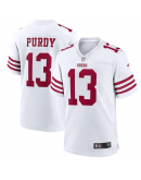 Men's San Francisco 49ers Brock Purdy Nike White Game Player Jersey