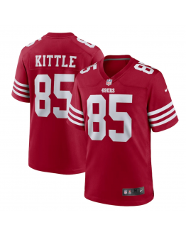 Men's San Francisco 49ers George Kittle Nike Scarlet Player Game Jersey