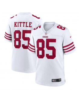 Men's San Francisco 49ers George Kittle Nike White Player Game Jersey