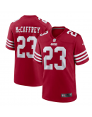 Men's San Francisco 49ers Christian McCaffrey Nike Scarlet Game Player Jersey