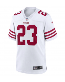 Men's San Francisco 49ers Christian McCaffrey Nike White Game Player Jersey