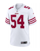 Men's San Francisco 49ers Fred Warner Nike White Player Game Jersey