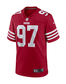 Men's San Francisco 49ers Nick Bosa Nike Scarlet Player Game Jersey