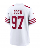 Men's San Francisco 49ers Nick Bosa Nike White Player Game Jersey