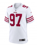 Men's San Francisco 49ers Nick Bosa Nike White Player Game Jersey