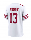 Men's San Francisco 49ers Brock Purdy Nike White Game Player Jersey