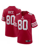 Men's San Francisco 49ers Jerry Rice Nike Scarlet Retired Team Player Game Jersey