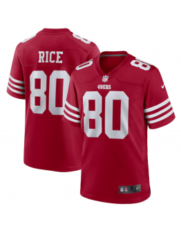 Men's San Francisco 49ers Jerry Rice Nike Scarlet Retired Team Player Game Jersey