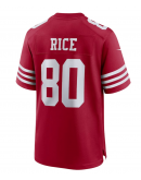 Men's San Francisco 49ers Jerry Rice Nike Scarlet Retired Team Player Game Jersey