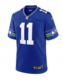 Men's Seattle Seahawks Jaxon Smith-Njigba Nike Royal Throwback Player Game Jersey