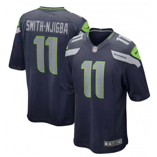 Men's Seattle Seahawks Jaxon Smith-Njigba Nike College Navy Game Jersey