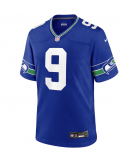 Men's Seattle Seahawks Kenneth Walker III Nike Royal Throwback Player Game Jersey