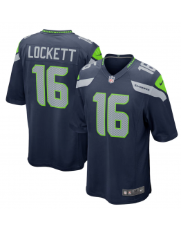 Men's Seattle Seahawks Tyler Lockett Nike College Navy Game Jersey