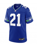 Men's Seattle Seahawks Devon Witherspoon Nike Royal Throwback Player Game Jersey