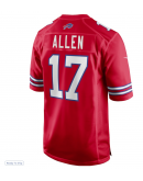 Men's Buffalo Bills Josh Allen Nike Red Alternate Game Player Jersey