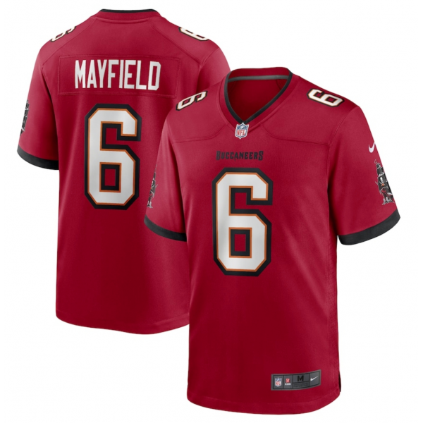 Men's Tampa Bay Buccaneers Baker Mayfield Nike Red Team Game Jersey