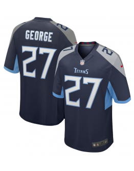 Men's Tennessee Titans Eddie George Nike Navy Game Retired Player Jersey