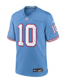 Men's Tennessee Titans DeAndre Hopkins Nike Light Blue Oilers Throwback Player Game Jersey