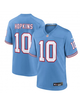 Men's Tennessee Titans DeAndre Hopkins Nike Light Blue Oilers Throwback Player Game Jersey