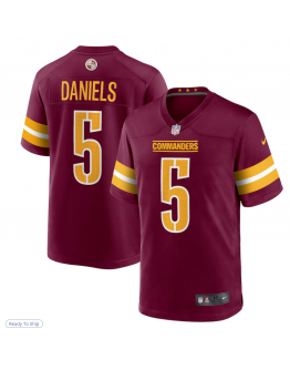 Men's Washington Commanders Jayden Daniels Nike Burgundy Player Game Jersey