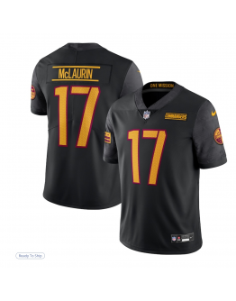 Men's Washington Commanders Terry McLaurin Nike Black Alternate Vapor Untouchable Limited Jersey