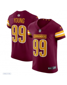 Men's Washington Commanders Chase Young Nike Burgundy Vapor Elite Jersey