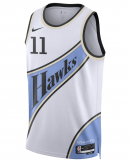 Unisex Atlanta Hawks Trae Young Nike White 2024/25 Swingman Player Jersey - City Edition