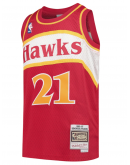 Youth Atlanta Hawks Dominique Wilkins Mitchell & Ness Red 1986/87 Hardwood Classics Swingman Throwback Jersey