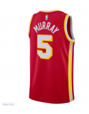 Unisex Atlanta Hawks Dejounte Murray Nike Red Swingman Jersey - Icon Edition