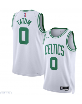 Unisex Boston Celtics Jayson Tatum Nike White Swingman Jersey - Association Edition