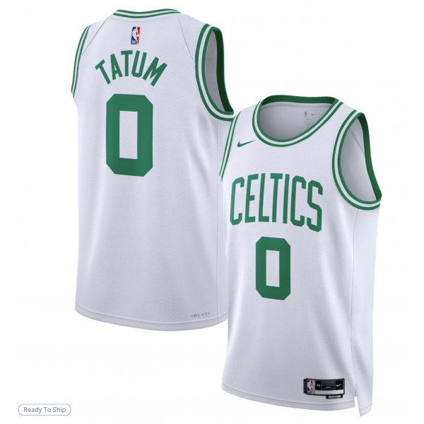 Unisex Boston Celtics Jayson Tatum Nike White Swingman Jersey - Association Edition