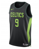 Unisex Boston Celtics Derrick White Nike Black 2024/25 Swingman Player Jersey - City Edition