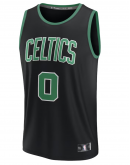 Youth Boston Celtics Jayson Tatum Fanatics Black Fast Break Replica Player Jersey - Statement Edition