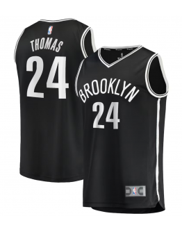 Men's Brooklyn Nets Cam Thomas Fanatics Black Fast Break Replica Jersey - Icon Edition