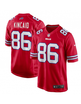 Men's Buffalo Bills Dalton Kincaid Nike Red Alternate Game Jersey